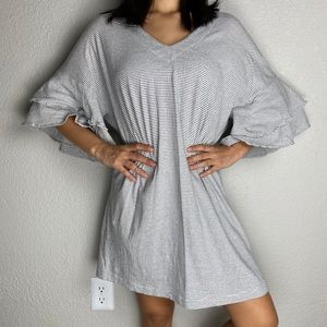 🌻Striped black and white Lucky brand dress